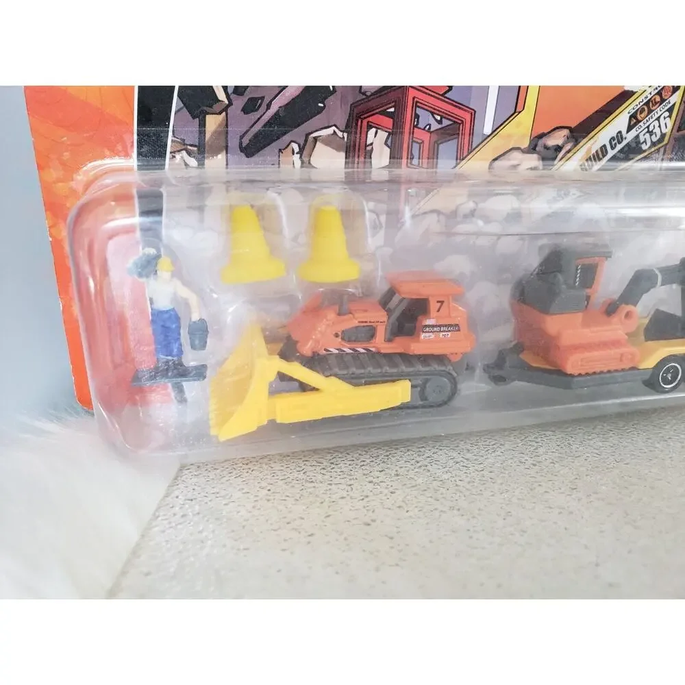 Lot 2‎ 2007 Matchbox Hitch ‘N Haul Flame Tamers Fire Engine Construction Kings
